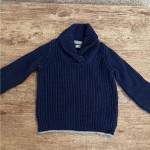 Baby Boden Navy Blue Wool Blend Baby Sweater Size 12-18 Months
